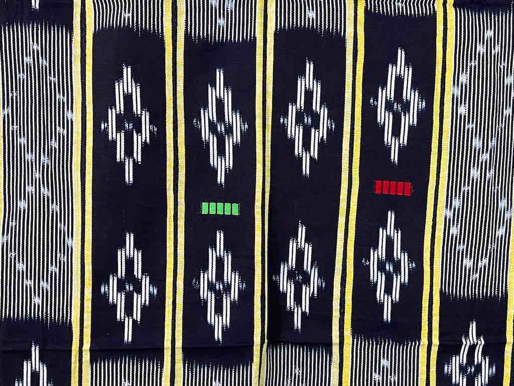 Baule African Cloth Textile "Wrapper" | 64 x 43"