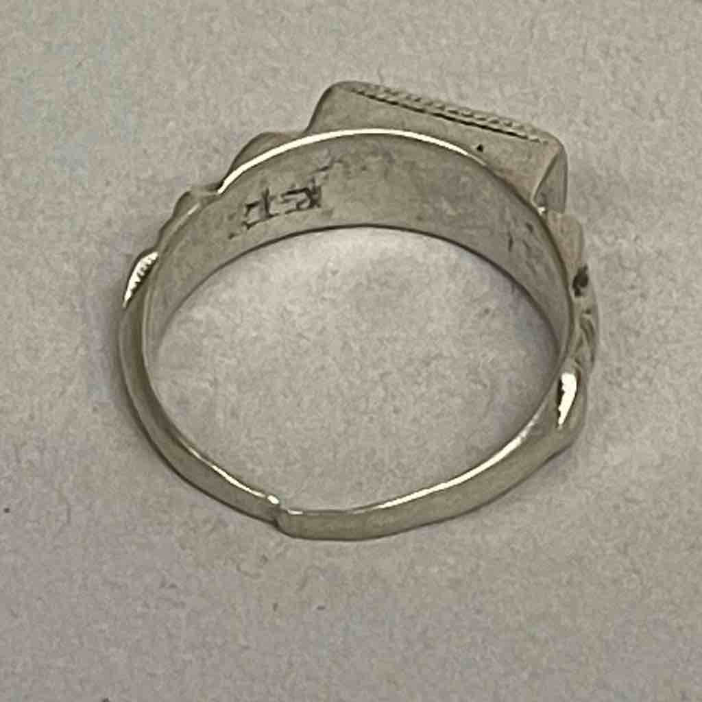 Vintage coin silver Tuareg ring – size 7 3/4