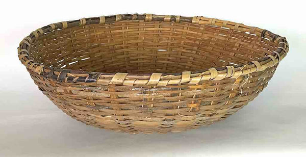 XL Shallow Split Bamboo Basket - Benin | 9 x 27"