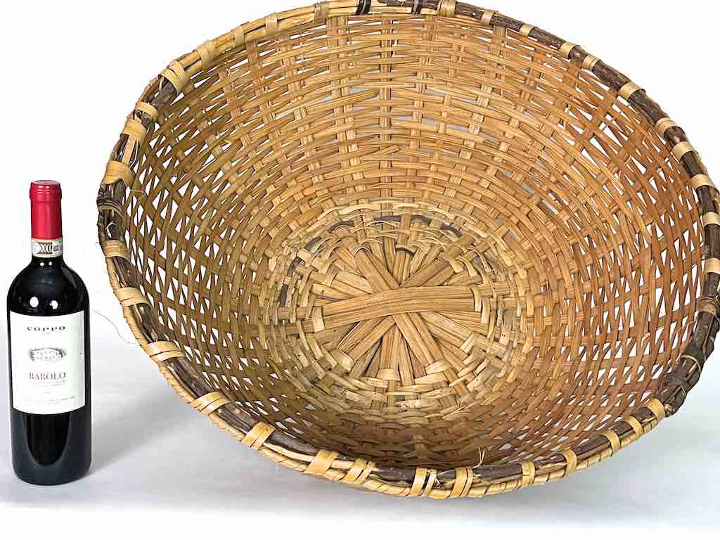 XL Shallow Split Bamboo Basket - Benin | 9 x 27"