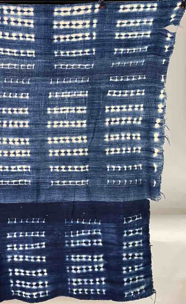 Vintage Mossi Indigo Textile "Wrapper" | 56 x 48"