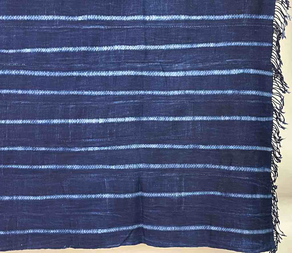 Vintage Mossi Indigo Textile "Wrapper" | 66 x 41"