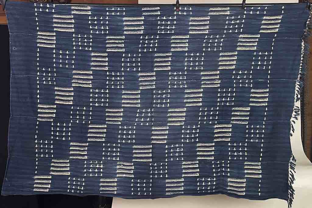Vintage Mossi Indigo Textile "Wrapper" | 62 x 42"