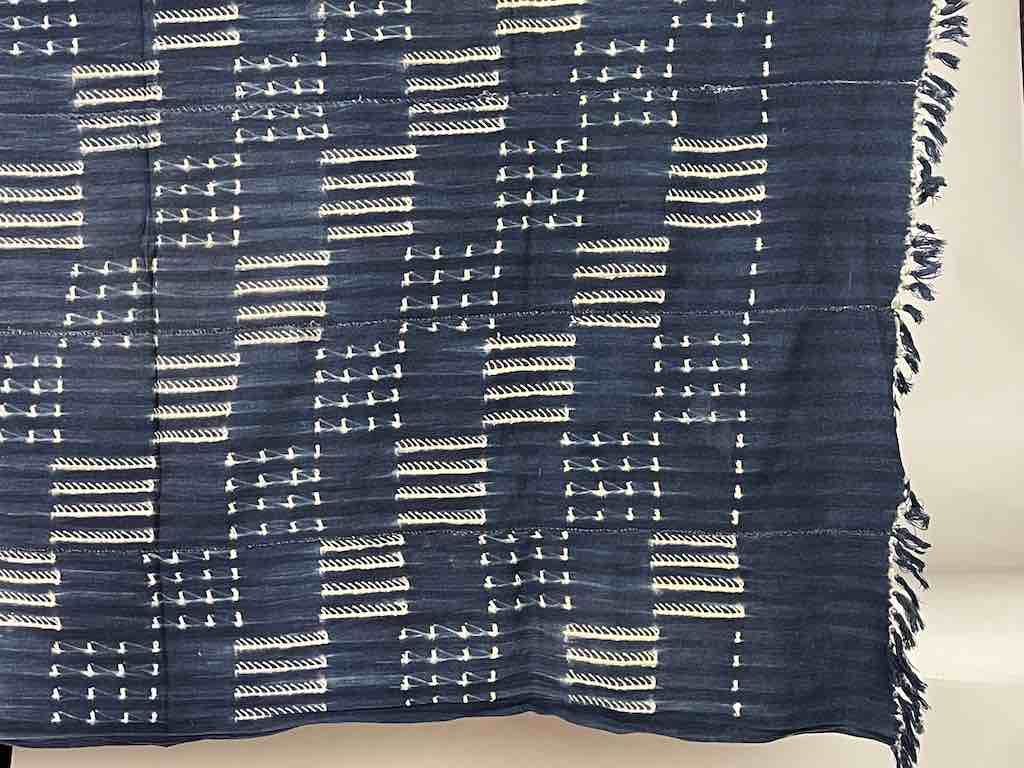 Vintage Mossi Indigo Textile "Wrapper" | 62 x 42"