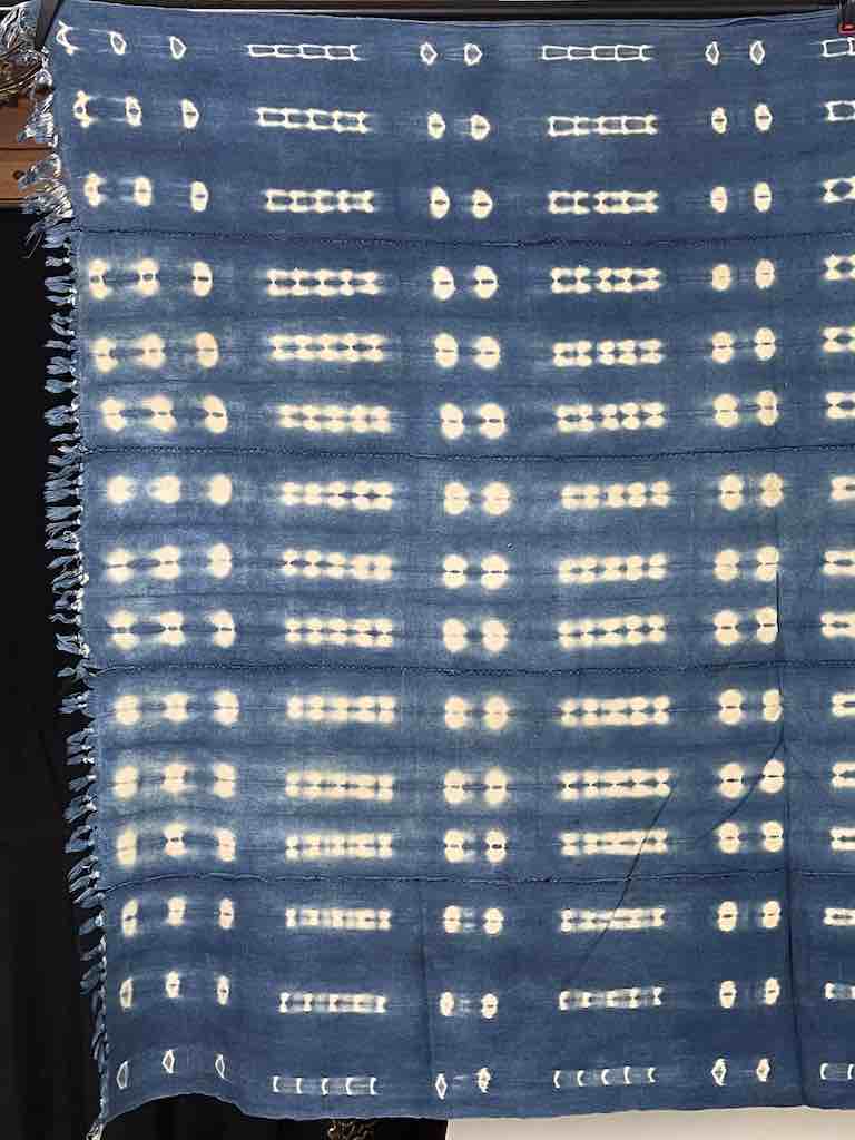 Vintage Mossi Indigo Textile "Wrapper" | 54 x 42"