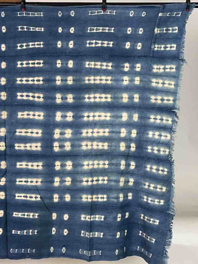 Vintage Mossi Indigo Textile "Wrapper" | 54 x 42"