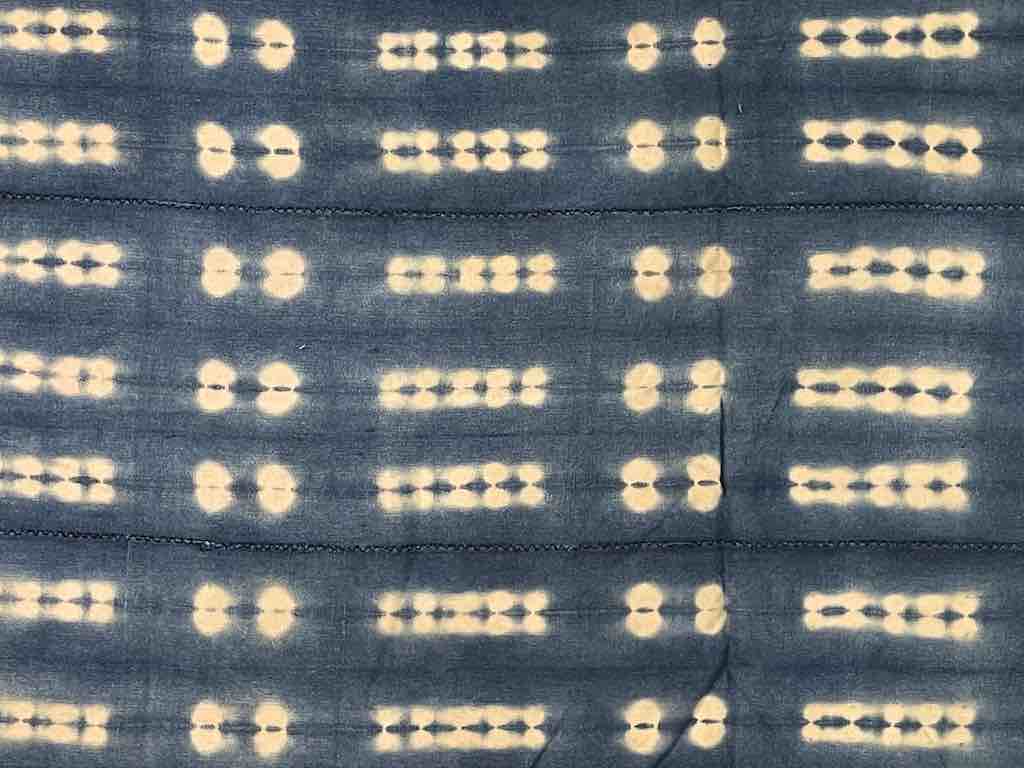 Vintage Mossi Indigo Textile "Wrapper" | 54 x 42"