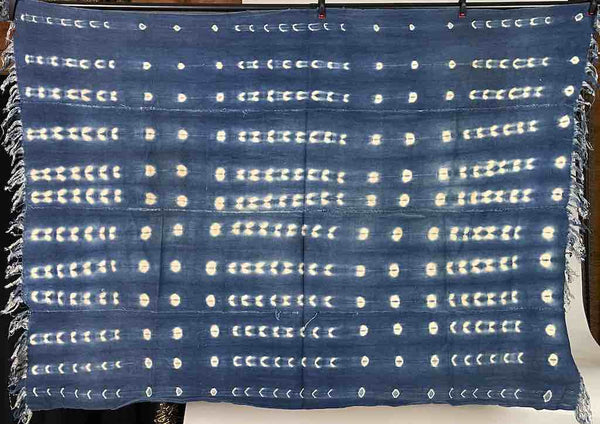 Vintage Mossi Indigo Textile "Wrapper" | 52 x 38"