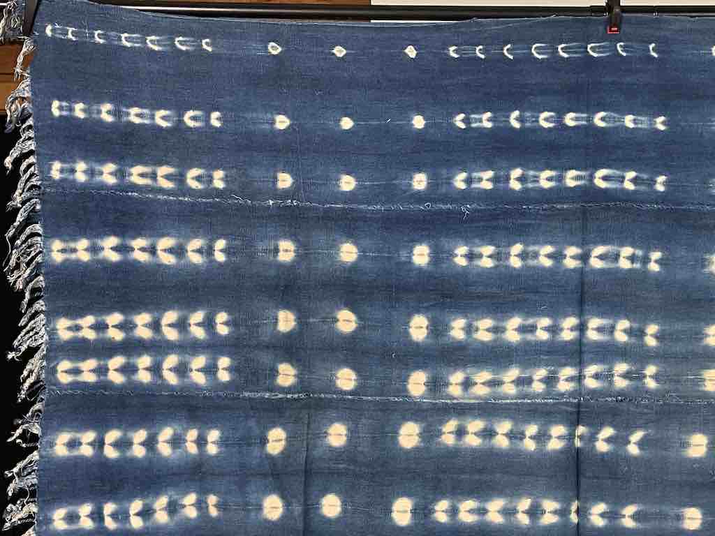 Vintage Mossi Indigo Textile "Wrapper" | 52 x 38"