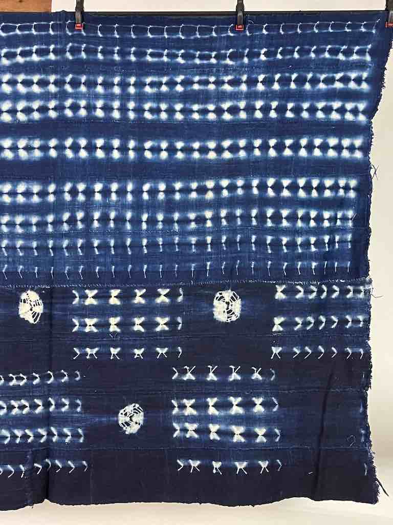 Vintage Mossi Indigo Textile "Wrapper" | 49 x 38"