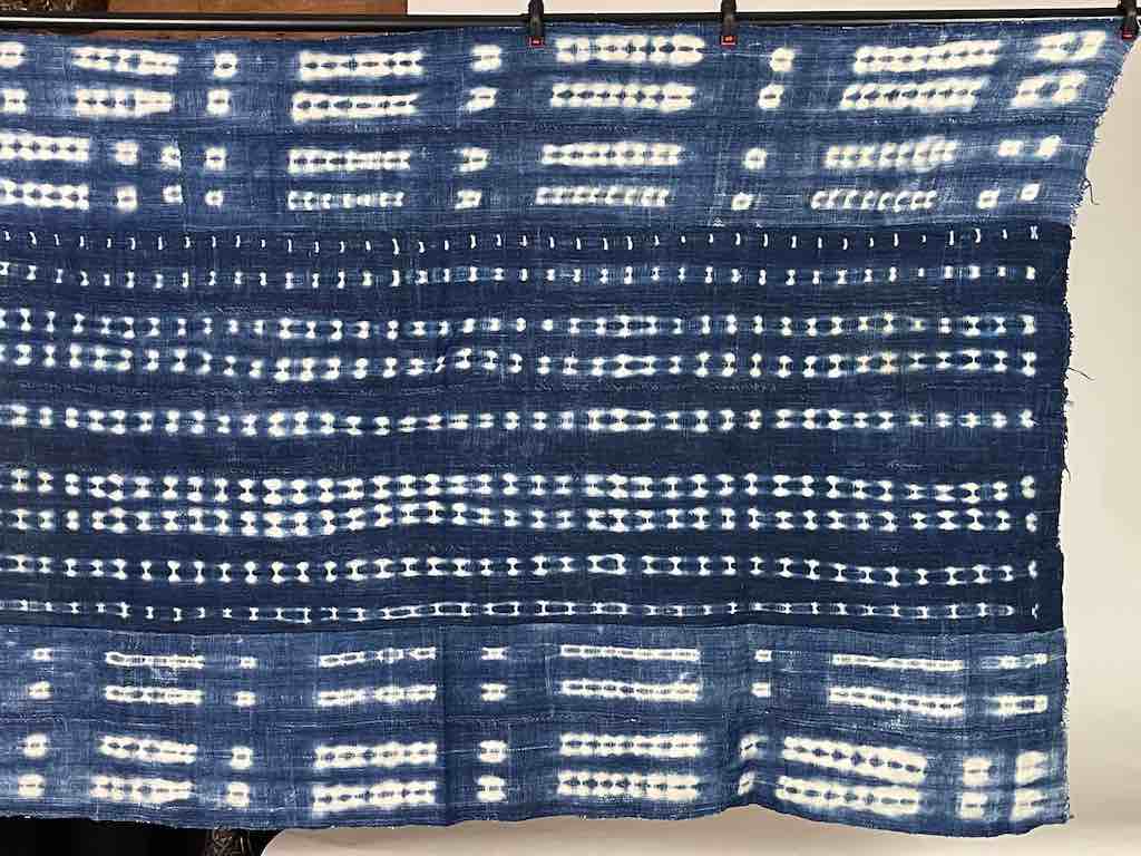 Vintage Mossi Indigo Textile "Wrapper" | 54 x 34"