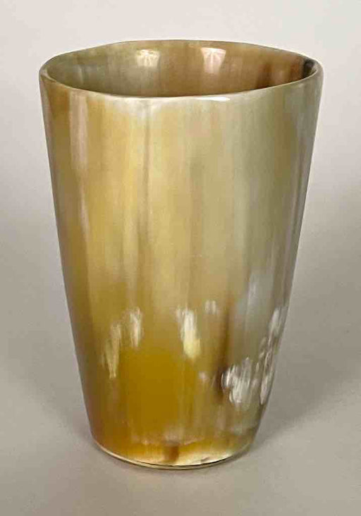 Shades of Tan Small Ankole Cattle Horn Cup - Uganda