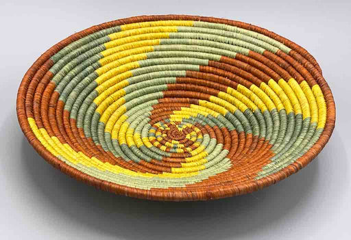 Finest Quality Handwoven Batoro Raffia Basket/Bowl | 9"