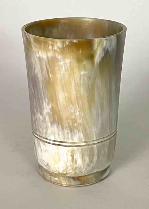 Shades of Gray Small Ankole Cattle Horn Cup - Uganda