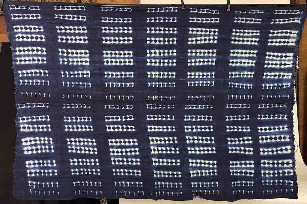 Vintage Mossi Indigo Textile "Wrapper" | 54 x 39"