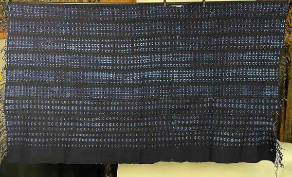 Vintage Fulani Indigo Textile "Wrapper" from Mali | 70 x 40"