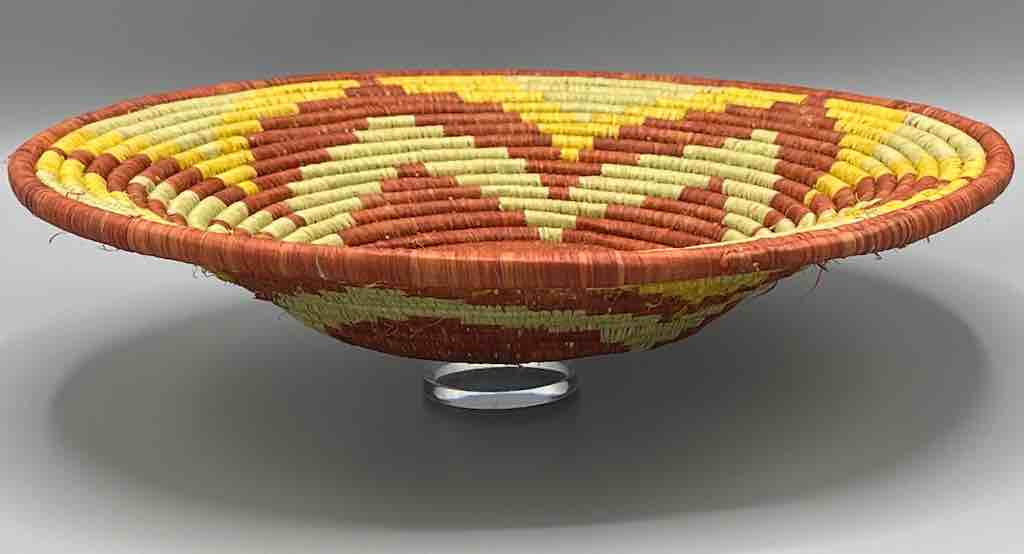 Finest Quality Handwoven Batoro Raffia Basket/Bowl | 9"