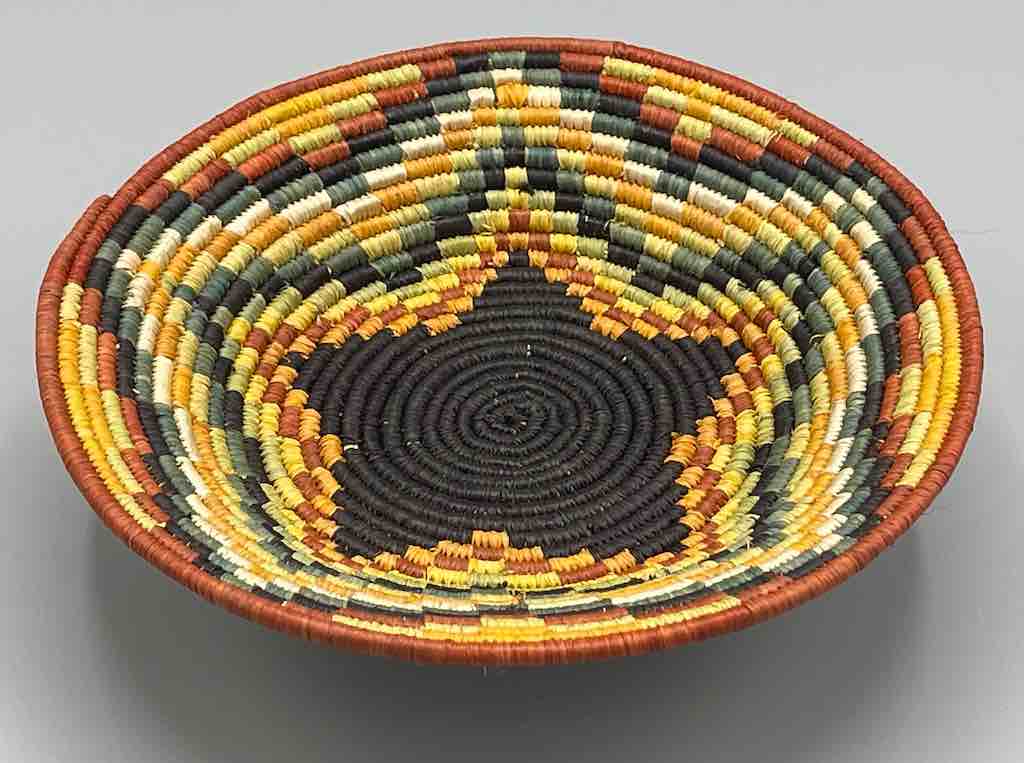 Finest Quality Handwoven Batoro Raffia Basket/Bowl | 7"