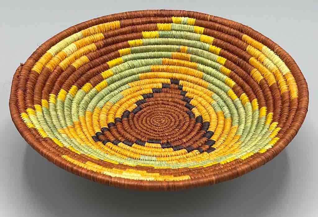 Finest Quality Handwoven Batoro Raffia Basket/Bowl | 8"