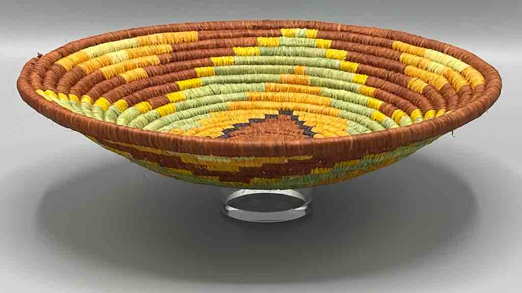 Finest Quality Handwoven Batoro Raffia Basket/Bowl | 8"