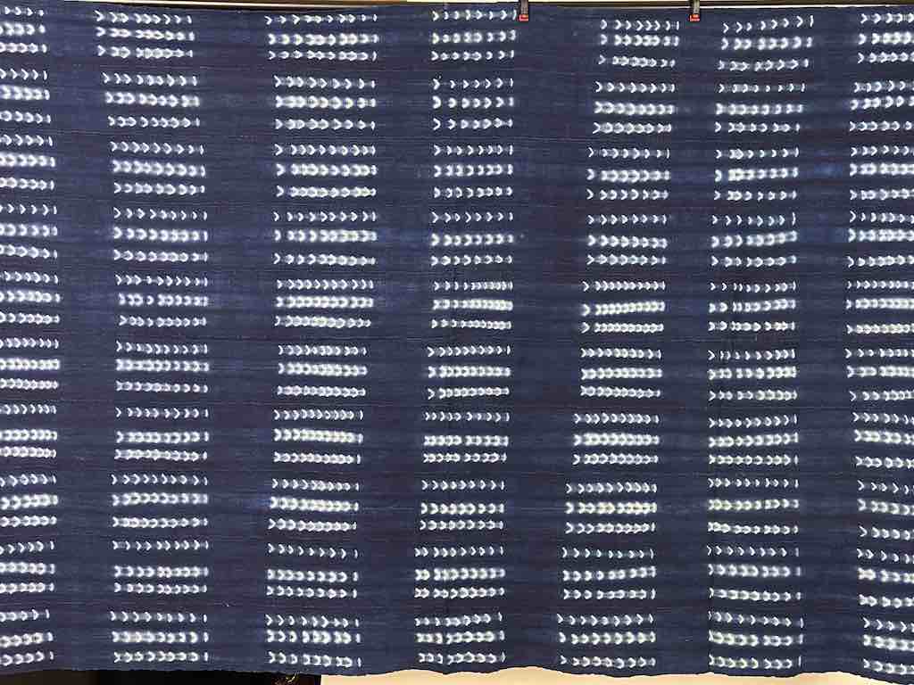 Finest Quality Vintage Mossi Indigo Textile "Wrapper" | 65 x 44"