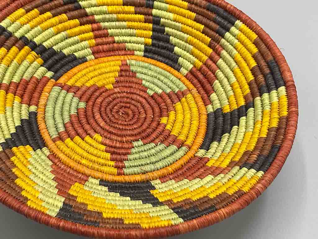 Finest Quality Handwoven Batoro Raffia Basket/Bowl | 7"