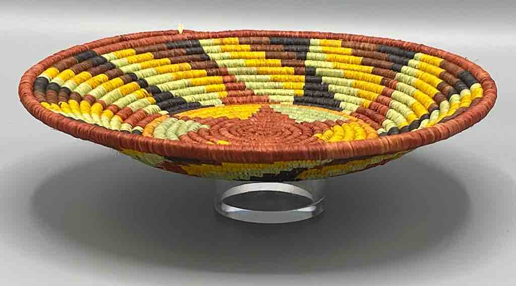 Finest Quality Handwoven Batoro Raffia Basket/Bowl | 7"