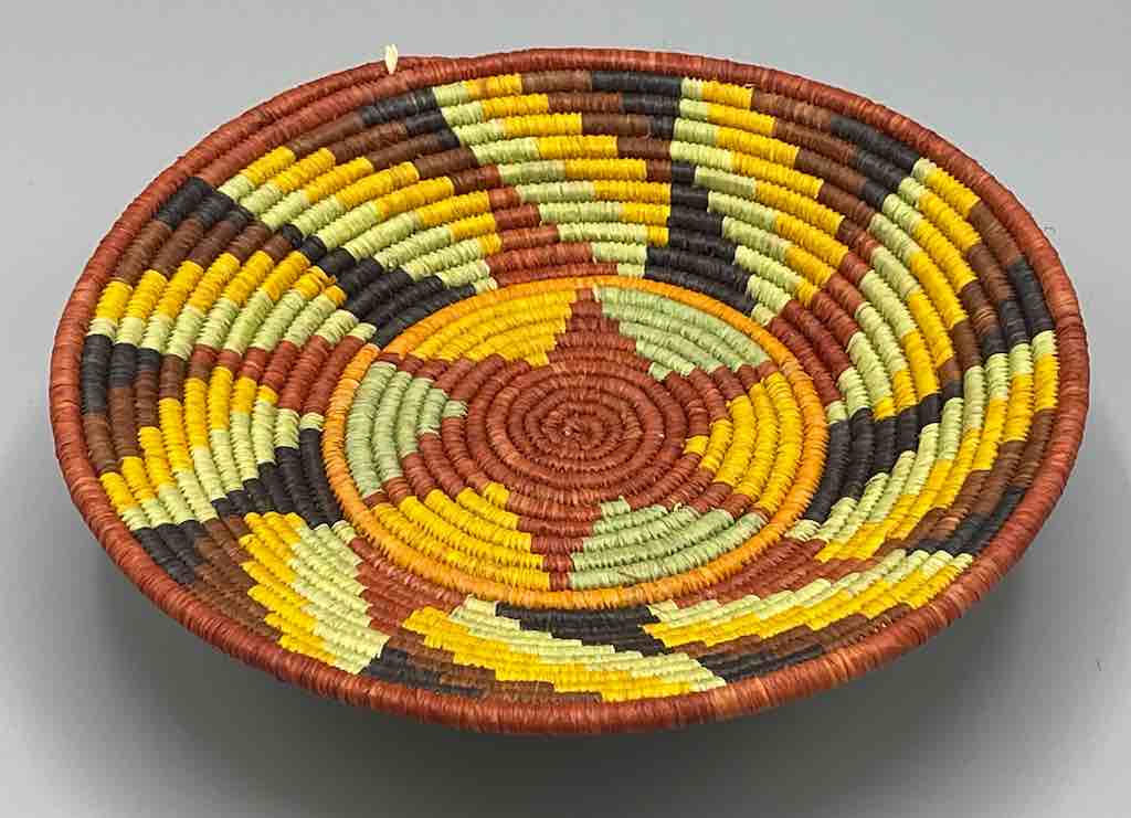 Finest Quality Handwoven Batoro Raffia Basket/Bowl | 7"