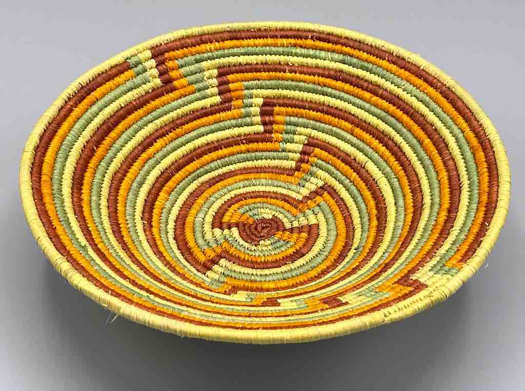 Finest Quality Handwoven Batoro Raffia Basket/Bowl | 8"