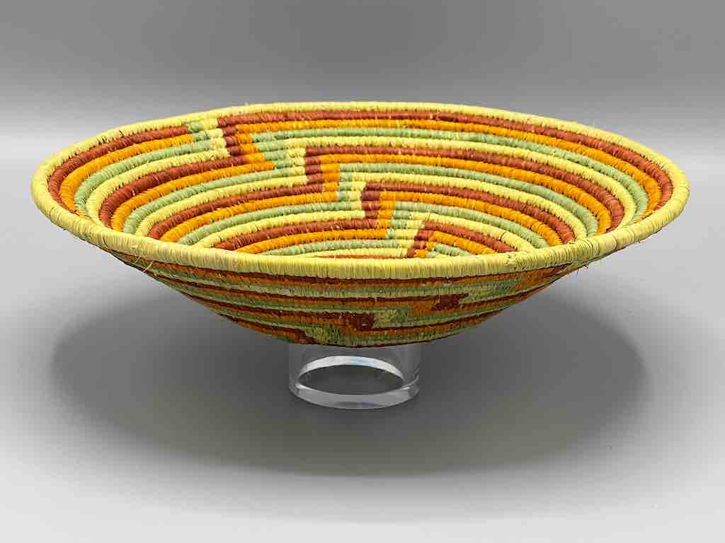 Finest Quality Handwoven Batoro Raffia Basket/Bowl | 8"