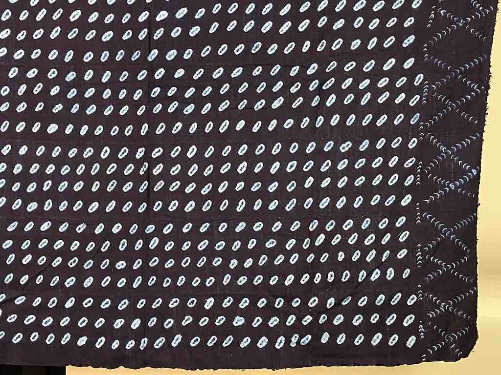 Vintage Fulani Indigo Textile "Wrapper" from Mali | 56 x 45"