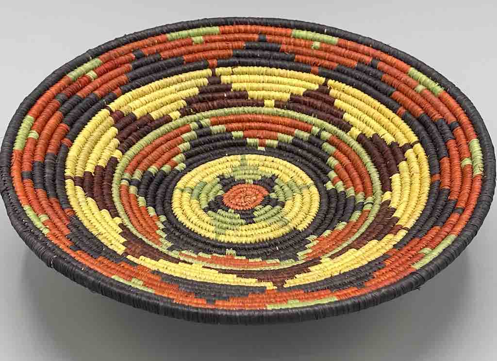 Finest Quality Handwoven Batoro Raffia Basket/Bowl | 8"