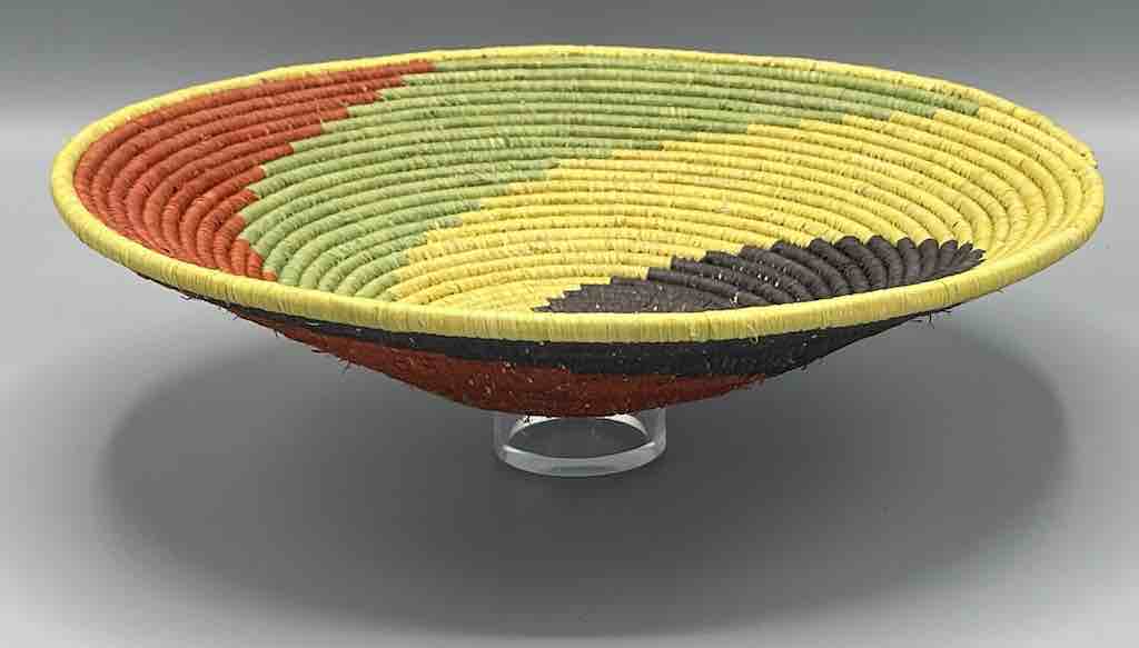 Finest Quality Handwoven Batoro Raffia Basket/Bowl | 9"