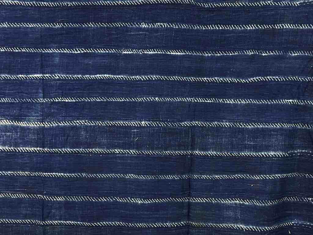 Vintage Mossi Indigo Textile "Wrapper" | 70 x 42"