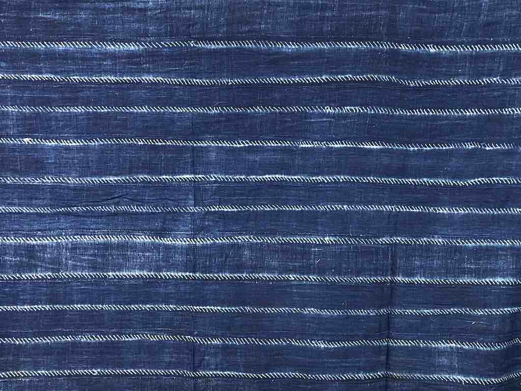 Vintage Mossi Indigo Textile "Wrapper" | 70 x 42"