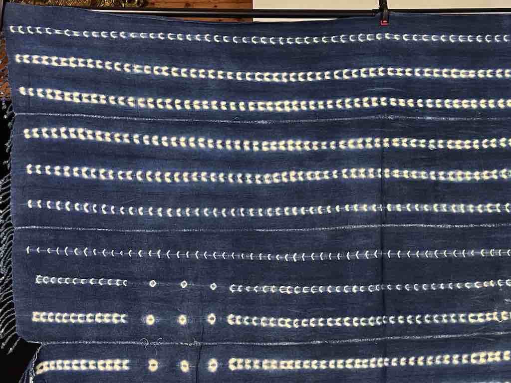 Vintage Mossi Indigo Textile "Wrapper" | 59 x 45"