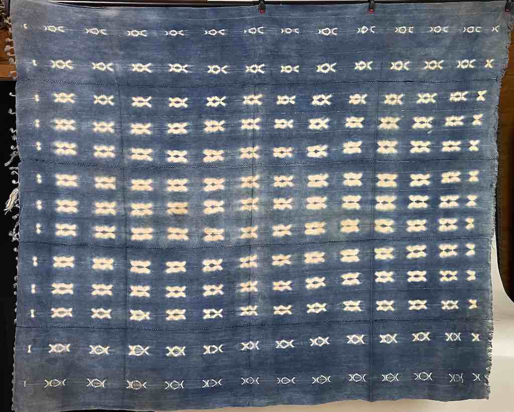 Vintage Mossi Indigo Textile "Wrapper" | 53 x 45"