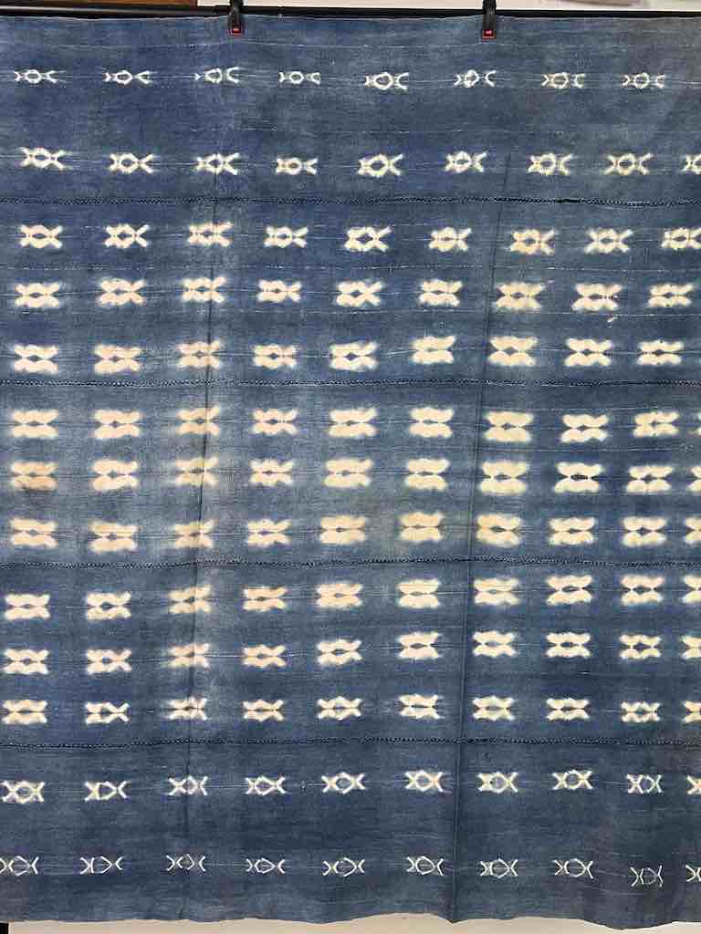 Vintage Mossi Indigo Textile "Wrapper" | 53 x 45"