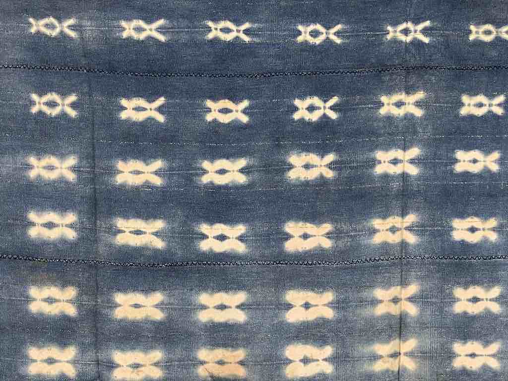 Vintage Mossi Indigo Textile "Wrapper" | 53 x 45"
