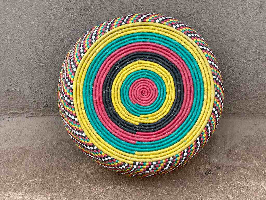 Deep Wide Extraordinarily Finely Woven Basket - Mali