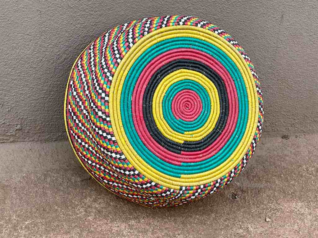 Deep Wide Extraordinarily Finely Woven Basket - Mali