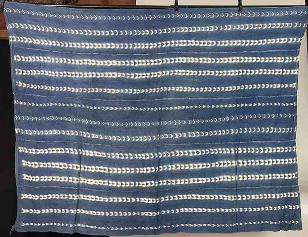 Vintage Mossi Indigo Textile "Wrapper" | 54 x 43"