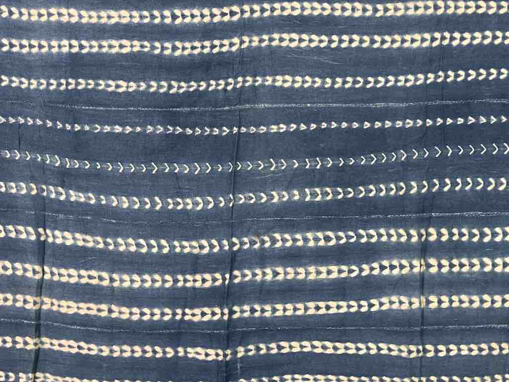 Vintage Mossi Indigo Textile "Wrapper" | 54 x 43"