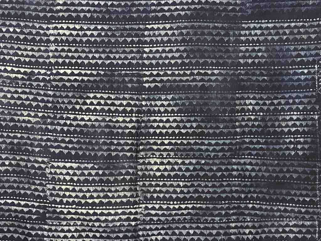 Vintage Fulani Indigo Textile "Wrapper" from Mali | 57 x 46"