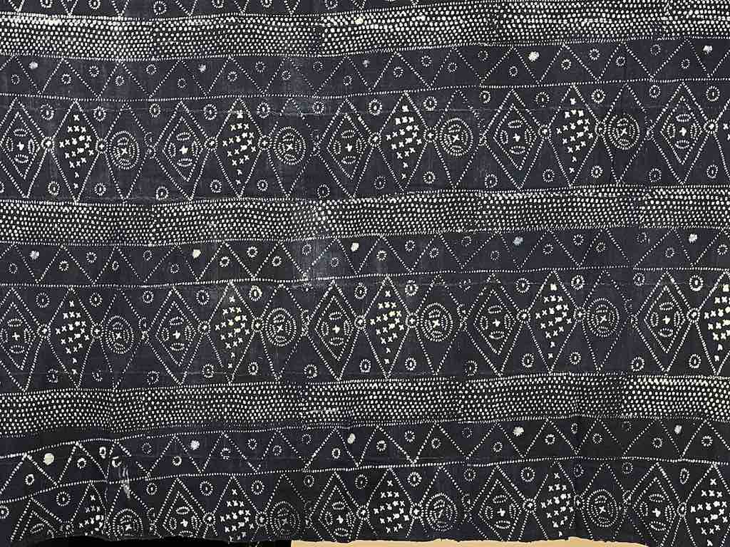 Vintage Fulani Indigo Textile "Wrapper" from Mali | 57 x 44"