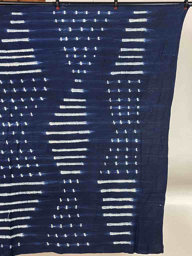 Vintage Mossi Indigo Textile "Wrapper" | 61 x 48"