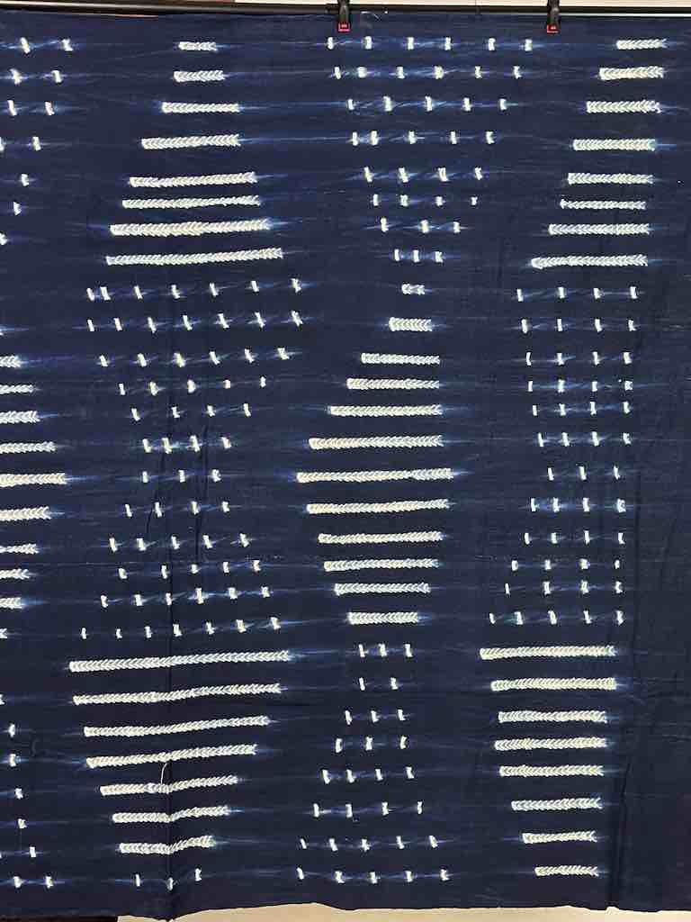 Vintage Mossi Indigo Textile "Wrapper" | 61 x 48"