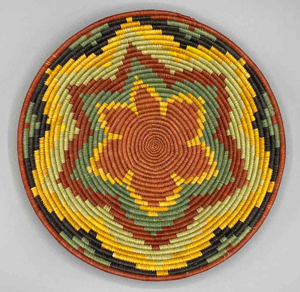 Finest Quality Handwoven Batoro Raffia Basket/Bowl | 10"