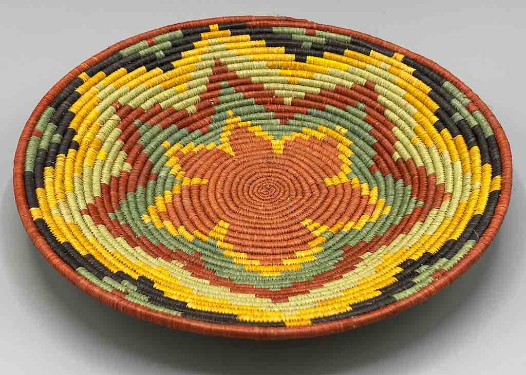 Finest Quality Handwoven Batoro Raffia Basket/Bowl | 10"