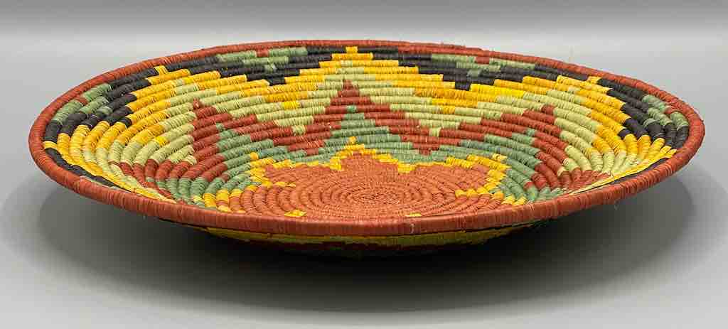 Finest Quality Handwoven Batoro Raffia Basket/Bowl | 10"